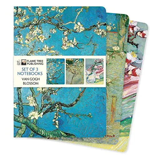 Dreier Set DIN-A5-Format-Notizbücher: Vincent van Gogh, Blüten: Unser beliebten DIN-A5-Format-Notizbücher im 3er-Pack mit flexiblen, künstlerisch ... (3er-Sets DIN-A5-Format-Notizbücher)