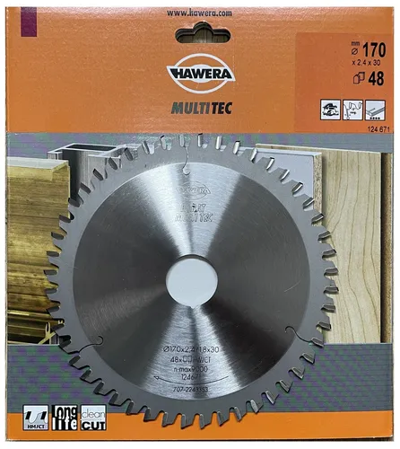 Hawera Kreissägeblatt 170 x 2,4 x 30 mm 48Z Multi Material Multimaterial