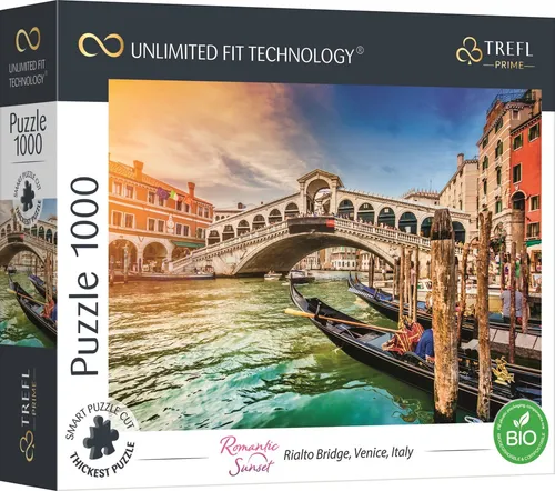 TREFL Puzzle UFT Cityscape: Rialto-Brücke, Venedig, Italien 1000 Stück