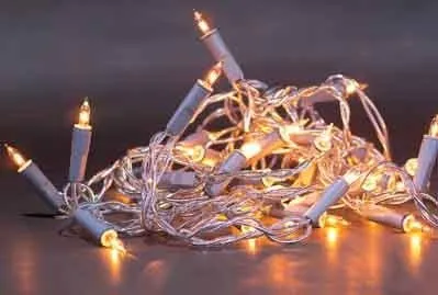 Gnosjö Konstsmide WB Mini-Innenkette 2115-002SB EAN: 7318301150021, 35 Glühbirnen, Weiß, 6,6 m, Indoor