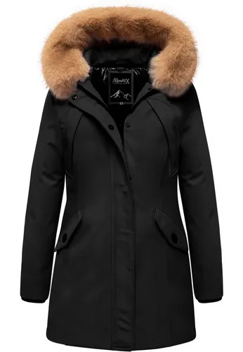 REPUBLIX Winterjacke LEXIE Damen Parka mit Kapuze Schwarz M