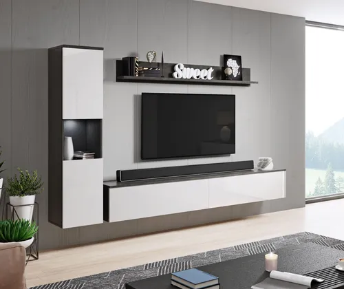Minio, Wohnwand, 3-Teilig, 