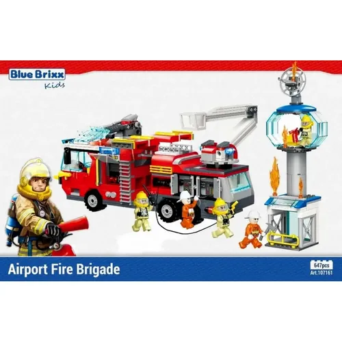 BlueBrixx-Kids 107161 Flughafenlöschfahrzeug