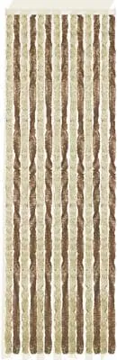 Brunner Acapulco Flauschvorhang, 56x185cm, beige/braun von Brunner