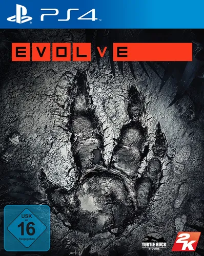 Evolve für Sony PlayStation 4 - Action & Abenteuer Spiel von Take-Two Interactive, packende Multiplayer-Erlebnisse mit 4 gegen 1 Gameplay, USK ab 16 Jahren.
