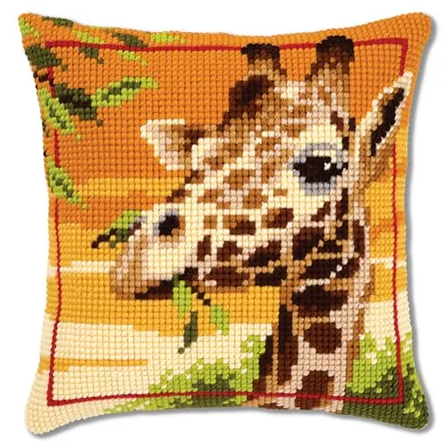 Produktbild VERVACO Kreuzstich Kissen Set Giraffe