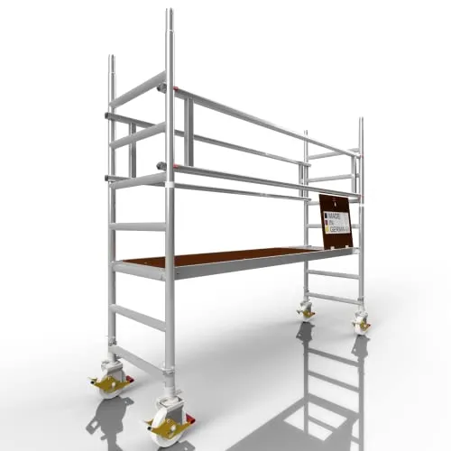 ALTEC Profigerüst AluLight® 2.0 – Hochwertiges Baugerüst mit 3 m Arbeitshöhe - Robustes Profigerüst aus Aluminium, Made in Germany. Ideal für Bauprojekte, mit wetterfester und rutschsicherer Plattform für maximale Sicherheit.