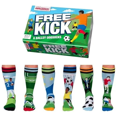 Free Kick Fußball Oddsocks Socken in 39-46 im 6er Set - Strumpf