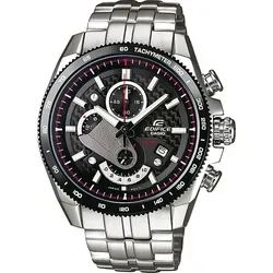 Casio EFR-513SP-1AVEF Edifice Chronograph Uhr - Edelstahl-Armband Schwarz - Chronograph mit präzisem Quarzwerk, wasserdicht bis 10 Bar und massives Edelstahl-Gehäuse für Langlebigkeit und Stil.