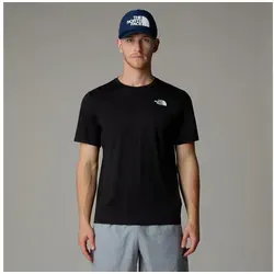 The North Face Mens 24/7 Short Sleeve Tee REG - tnf black - Herren Laufshirt aus 100% recyceltem Polyester, ideal für Fitness und Training. Schnelltrocknendes FlashDry Material sorgt für optimale Feuchtigkeitsregulierung und bleibt auch bei intensiven Workouts angenehm trocken.