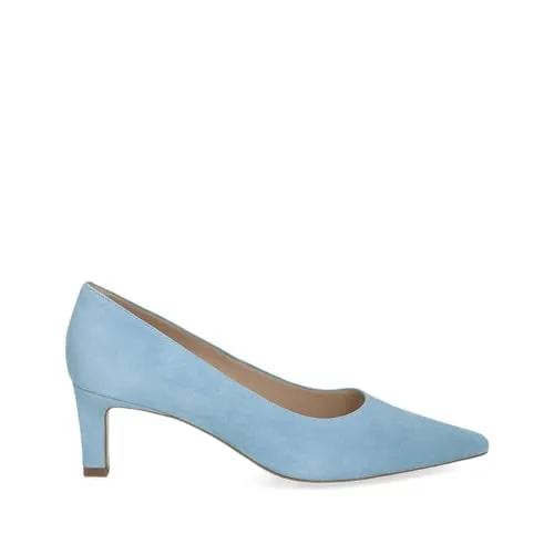 Peter Kaiser 72403 818, Damen Pumps in Blau (Pastell), Größe 40 - Elegante Damen Pumps aus feinem Leder in zeitlosem Design. Bequeme Weite F 1/2 sorgt für optimalen Tragekomfort. Perfekt kombinierbar für einen stilvollen Auftritt.
