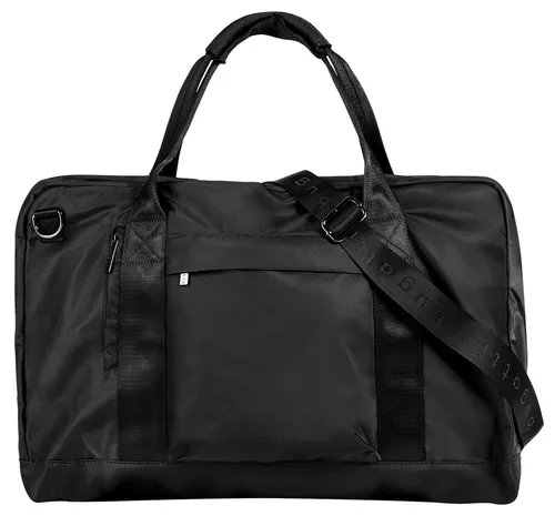 Bugatti Elia Weekender schwarz 494072-01 - Reisetasche in elegantem Schwarz, 53 cm groß, ideal für Kurztrips und mit viel Stauraum für Ihre Essentials.