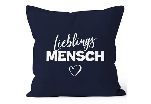 MoonWorks Dekokissen Kissen-Bezug Lieblings-Mensch Motiv Kissen-Hülle Deko-Kissen Geschenk MoonWorks®