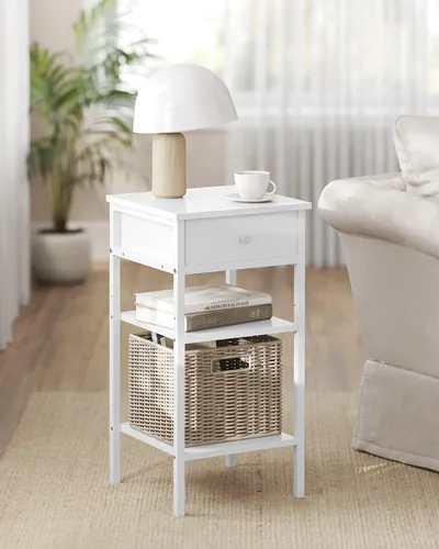 Nachttische Weiß von VASAGLE