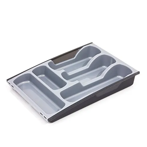 Curver Details Flexibler Besteckeinsatz Besteckkasten Transparent 30 bis 50 cm Breite