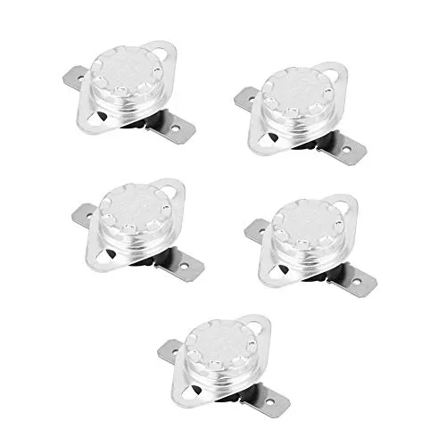 KSD301 5 Stück Thermostat 250V 15A 40 ℃ -150 ℃ Thermostatschalter Normal geschlossener Temperaturregler(150℃)