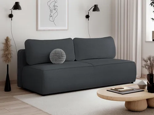 Beautysofa DARLING mit Schlaffunktion in schwarz von Beautysofa