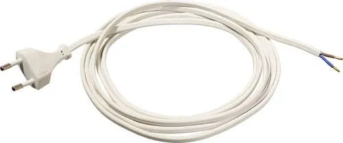 AS Schwabe 70651 Strom Anschlusskabel Weiß 3.00m