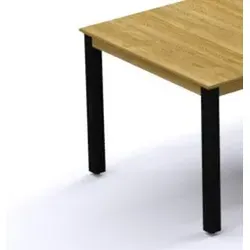 Zebra Derex Tischbeine Aluminium pulverbeschichtet graphite von Zebra