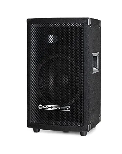 McGrey TP-8 DJ- und Partybox 300 W - PA-Box mit 8'' Woofer und 300 Watt Leistung, ideal für Partys und Events, bietet kraftvollen Sound und hohe Effizienz.