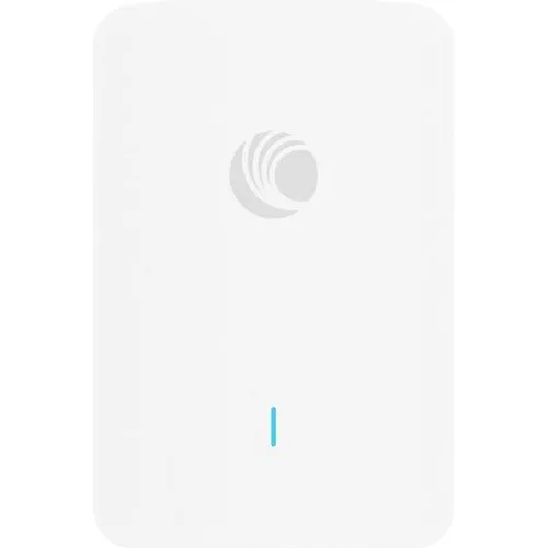 Cambium Wallplate Dual Radio WiFi 6 AP - Access-Point mit 2x2 MIMO, 3x GbE Ports, BLE und Zigbee, ideal für nahtloses WLAN in modernen Büros und Wohnräumen.