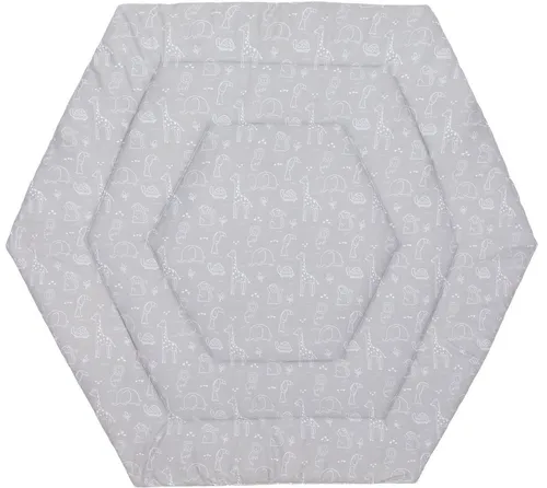 Fillikid Laufgittereinlage 6-eck Jersey, Safari grau von Fillikid