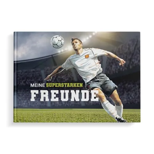 MeinBaby123® Freundebuch für Kinder, Fussball (Fußballspieler)