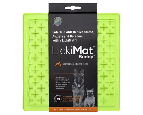 LickiMat Antischlingnapf Classic Buddy green