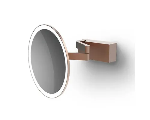 Decor Walther Kosmetikspiegel Vision R 5× LED-Schminkspiegel IP44 Dim-to-Warm Badezimmer, 5-fach Vergrößerung