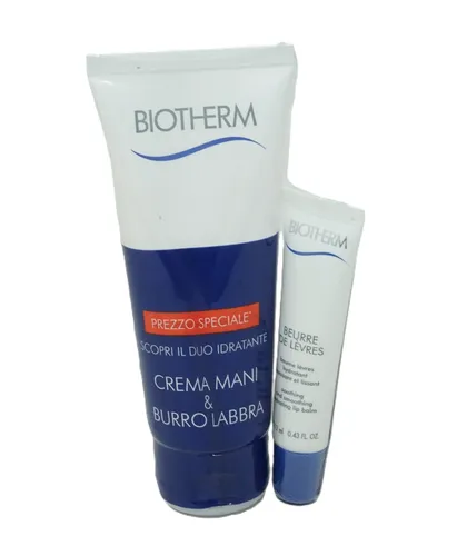 Biotherm Hand- und Nagelpflege 100 ml + Hydrating Lip Balm 13 ml - Hochwertige Hand- und Nagelpflege mit zusätzlichem Lippenbalsam. Ideal für die tägliche Pflege und den Erhalt der Hautfeuchtigkeit.