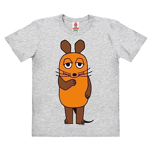 Logoshirt®️ TV I Die Sendung mit der Maus I Lizenzierter Maus Bio T-Shirt Print für Kinder - OFFIZIELLES KINDERSHIRT: Das T-Shirt mit der beliebten Maus aus der Sendung, aus 100% Bio-Baumwolle, bietet hohen Tragekomfort und eine ideale Passform. Perfekt für kleine Fans!