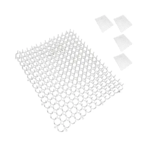 Dornengitter Katzenabwehr Matte - Effektive Tierabwehr für Katzen - Sonstige, 5er Set aus langlebigem Kunststoff, ideal zur Vorbeugung gegen Katzen und Marder mit einer Höhe von 3 cm.