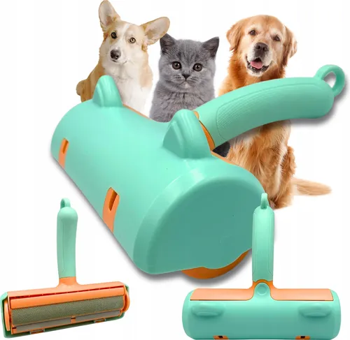 Bürstenrolle zum Reinigen von Teppichen aus Hunde- und Katzenhaarsammlungen