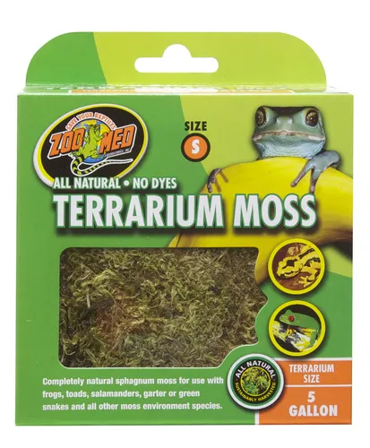 Natürliches Terrarium Moss - Menge: 3,1L - Spagnummos fürs Terrarium