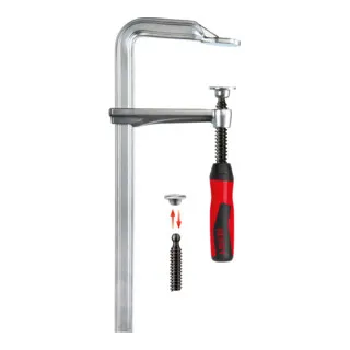 Bessey Ganzstahl-Schraubzwinge GZ-2K 400/80 - Schraubzwingen für präzises Spannen, aus robustem Ganzstahl gefertigt, ideal für professionelle Holzarbeiten und DIY-Projekte.