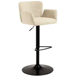 set one by Musterring Barhocker Salinas Stoff Beige Creme von set one by Musterring