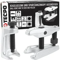 TECPO Kugelgelenk Abzieher mit Spurstangenkopf Ausdrücker, 2-tlg.