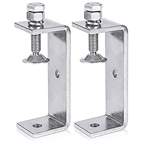 Tagtight Edelstahl C Klemme - Hochleistungs C Zwingen für Holzbearbeitung - C-Zwingen aus hochwertigem Edelstahl, korrosionsbeständig und robust. Ideal für Möbelbau und Metallverarbeitung mit breiten Backenöffnungen (120 mm) für vielseitige Anwendungen.