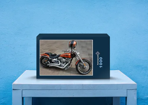 hansepuzzle 32292 - Motorrad Puzzle, 1000 Teile, Fortbewegung, 60,0 x 46,0cm mit hochwertiger Aufbewahrung, Kartonbox & Beutel