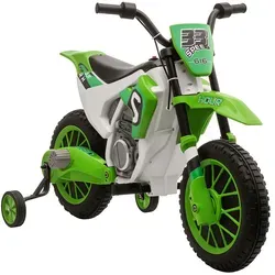 Elektrisches Offroad-Motorrad für Kinder, 12V, Grün
