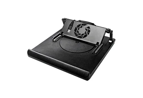 BURI Laptop-Ständer Laptop-Ständer drehbar Notebookständer Tabletthalter Lüfter mit USB