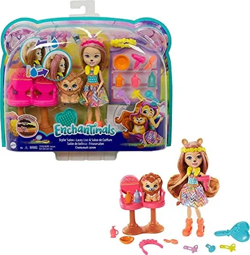 Mattel - Enchantimals Leeuwenhaar Salon NEU