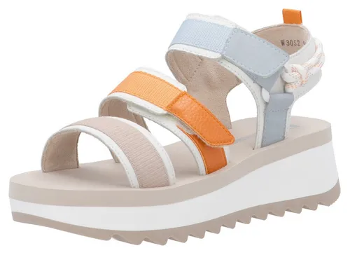 Rieker Sport Adelaide Plateausandale Sommerschuh, Outdoorsandale, Sandalette mit Klettverschlüsse