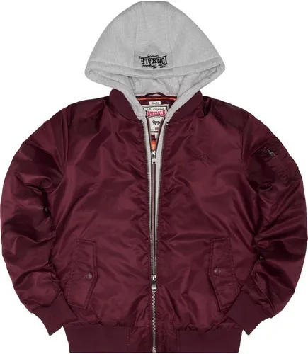 Lonsdale Herren Jacke CLIFTON ALL SEASONS Oxblood XL - Vielseitige Lonsdale Übergangsjacke mit abnehmbarer Kapuze und praktischem Stauraum. Ideal für jeden Anlass, bietet sie eine bequeme Passform und schützt vor Kälte. Perfekt für modische Akzente in jeder Jahreszeit!