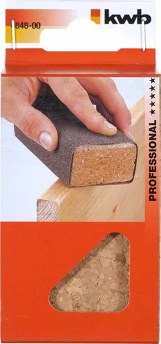 KWB Handschleifklotz, Kork SB-Karte, 40 x 60 x 100 mm