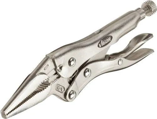 Vigor V1802 Gripzange Gerade mit Prismenaussparung 150mm