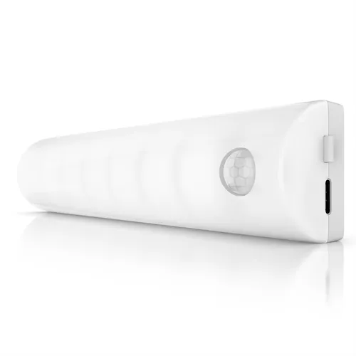 Bearware LED Sensorleuchte, mit Aufkleber, 3 Lichtfarben, kurz, weiß