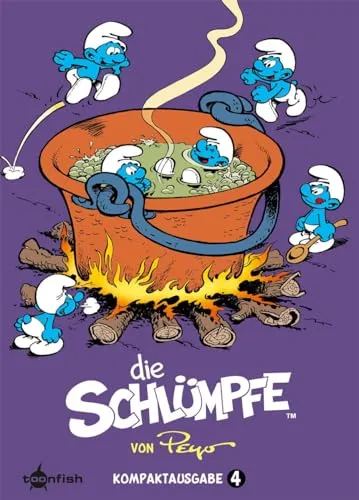 Die Schlümpfe Kompaktausgabe. Band 4 - Mangas - Entdecken Sie die Abenteuer der Schlümpfe in dieser hochwertigen Kompaktausgabe mit tollen Illustrationen und spannenden Geschichten.