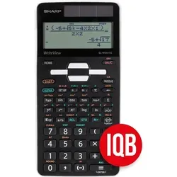 SHARP EL-W550TG Wissenschaftlicher Taschenrechner - Nicht druckende Tischrechner mit Solar- und Batteriebetrieb, ideal für komplexe Berechnungen in Mathematik und Naturwissenschaften, energieeffizient und abiturkonform.