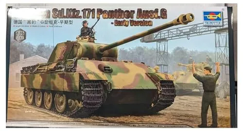 Trumpeter 00928 - 1:16 German Panther G Modellbausatz - Standmodellbau: Panzer, detailgetreuer Bausatz für alle Qualifikationsniveaus, ideal für Modellbau-Enthusiasten.